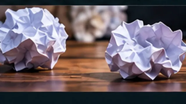Crumpled paper on a desk